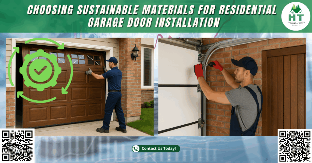 Choosing Sustainable Materials For Residential Garage Door Installation 1 Choosing Sustainable Materials for Residential Garage Door Installation - Hamilton Township Overhead Door Center Co.