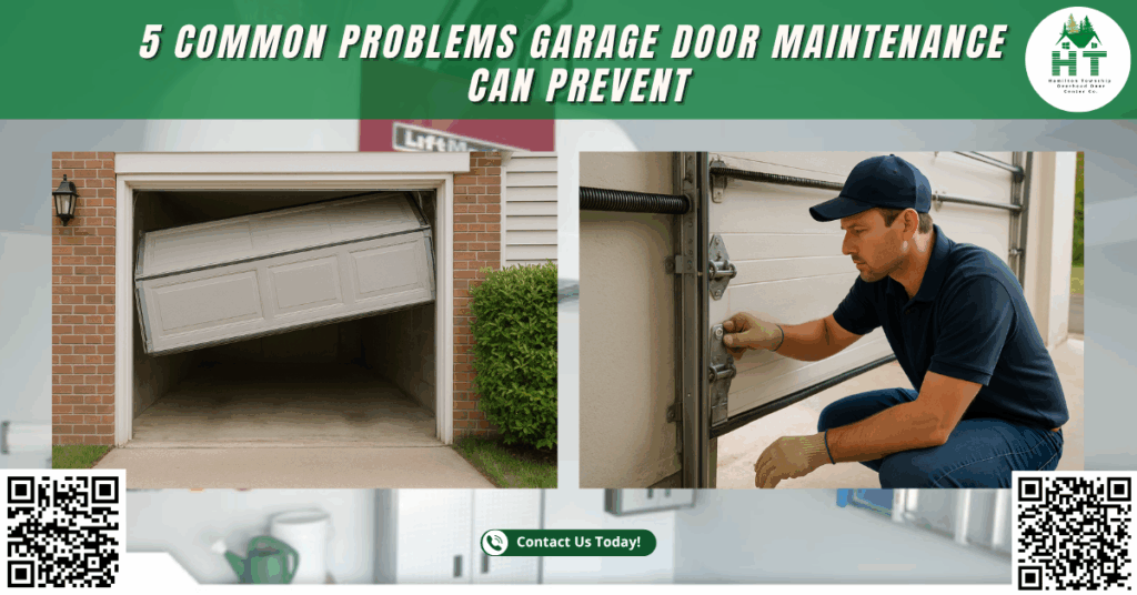 5 Common Problems Garage Door Maintenance Can Prevent 4 5 Common Problems Garage Door Maintenance Can Prevent - Hamilton Township Overhead Door Center Co.