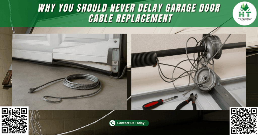 Why You Should Never Delay Garage Door Cable Replacement 2 Why You Should Never Delay Garage Door Cable Replacement - Hamilton Township Overhead Door Center Co.