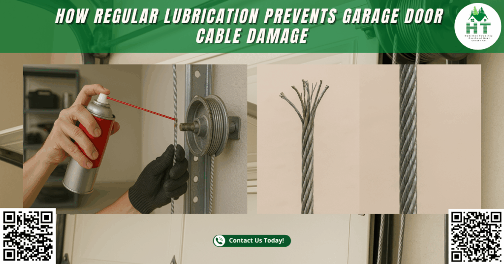 How Regular Lubrication Prevents Garage Door Cable Damage 1 How Regular Lubrication Prevents Garage Door Cable Damage - Hamilton Township Overhead Door Center Co.
